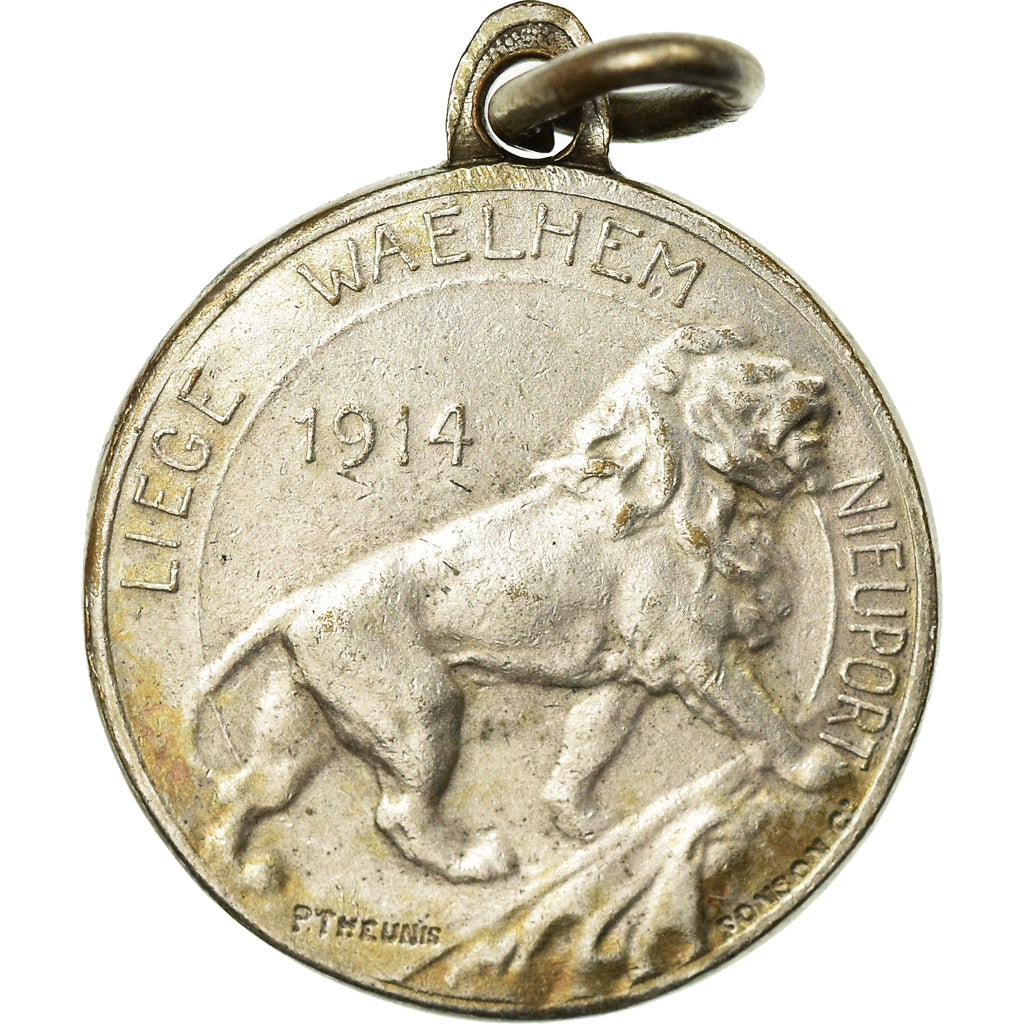 Belgio, medaglia, Liège-Waelhem-Nieuport, Politics, Society, War, 1914