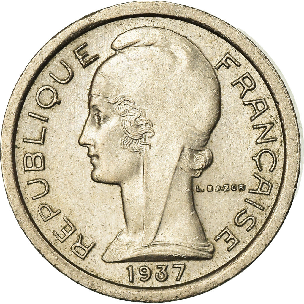 France, Jeton, PTT Téléphone Public, Marianne, 1937, Bazor, SPL, Cupro-nickel