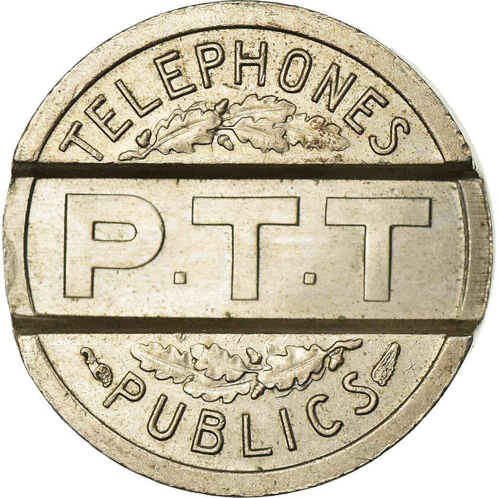 France, Jeton, PTT Téléphone Public, Marianne, 1937, Bazor, SPL, Cupro-nickel