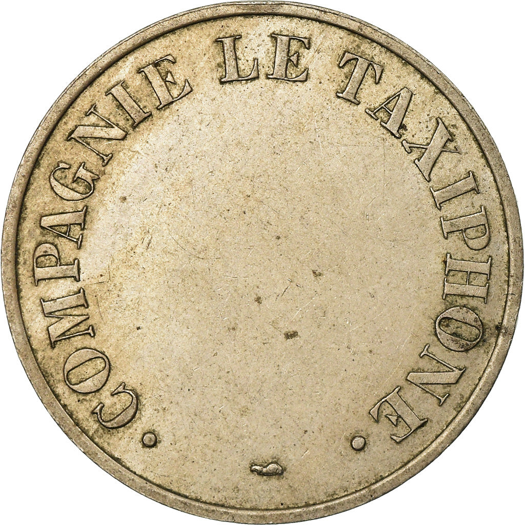 France, Token, Compagnie le Taxiphone, AU(50-53), Copper-nickel
