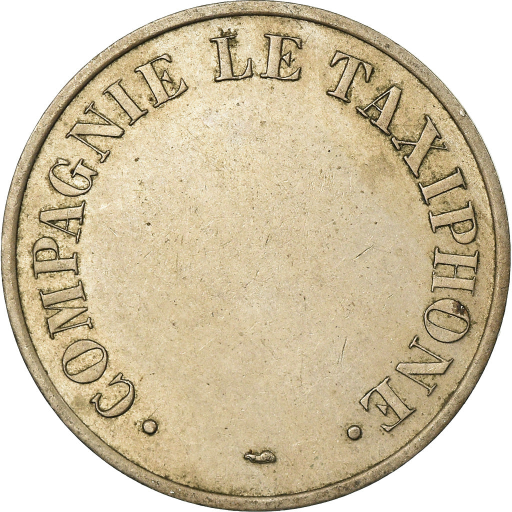 France, Token, Compagnie le Taxiphone, AU(50-53), Copper-nickel