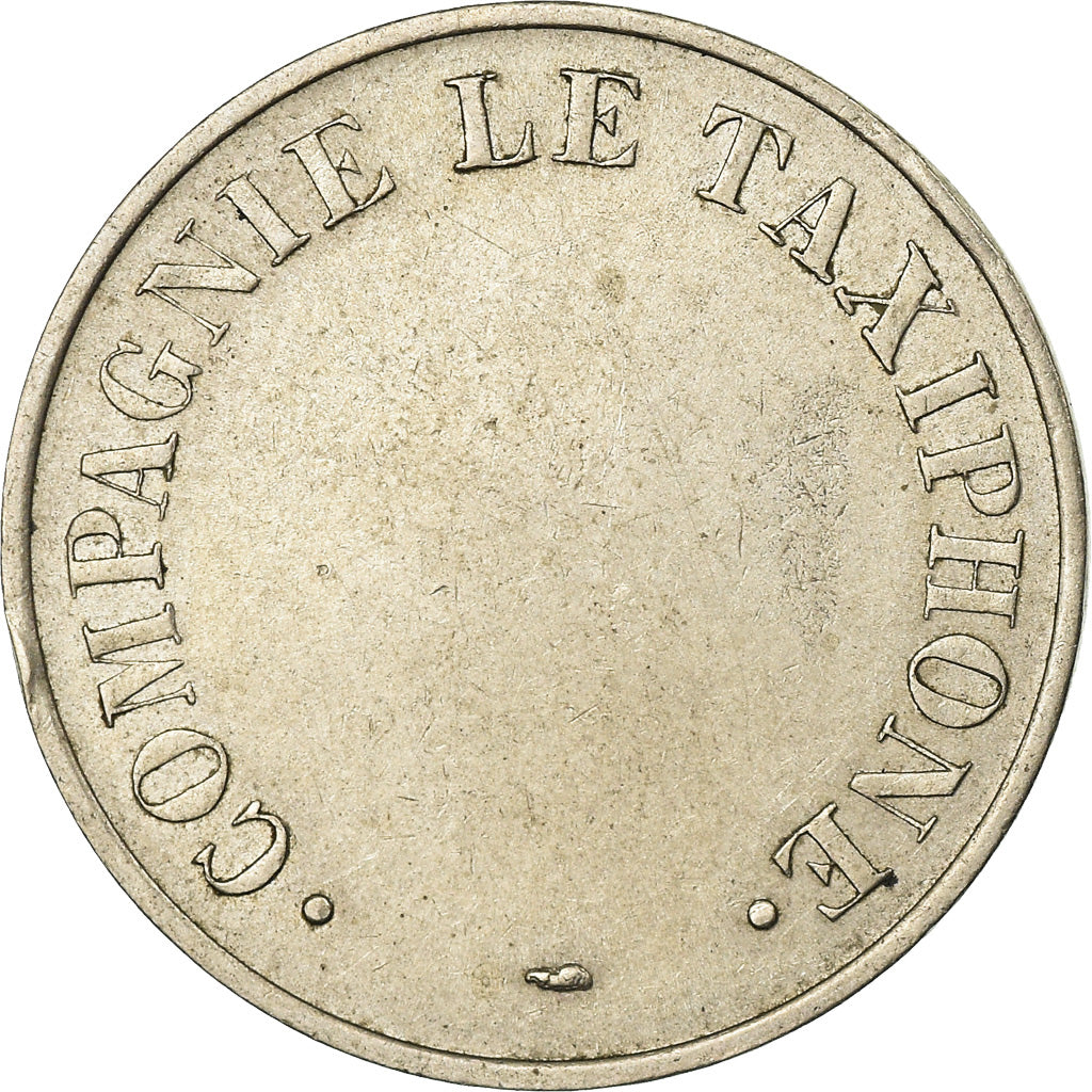 France, Token, Compagnie le Taxiphone, AU(55-58), Copper-nickel