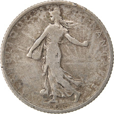 FRANCE, Semeuse, Franc, 1904, Paris, KM #844.1, VF(30-35), Silver, 23, Gadoury..