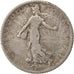 FRANCE, Semeuse, Franc, 1904, Paris, KM #844.1, VF(30-35), Silver, 23, Gadoury..