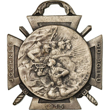 Frankreich, Journée du poilu, Politics, Society, War, Medaille, 1915, Excellent