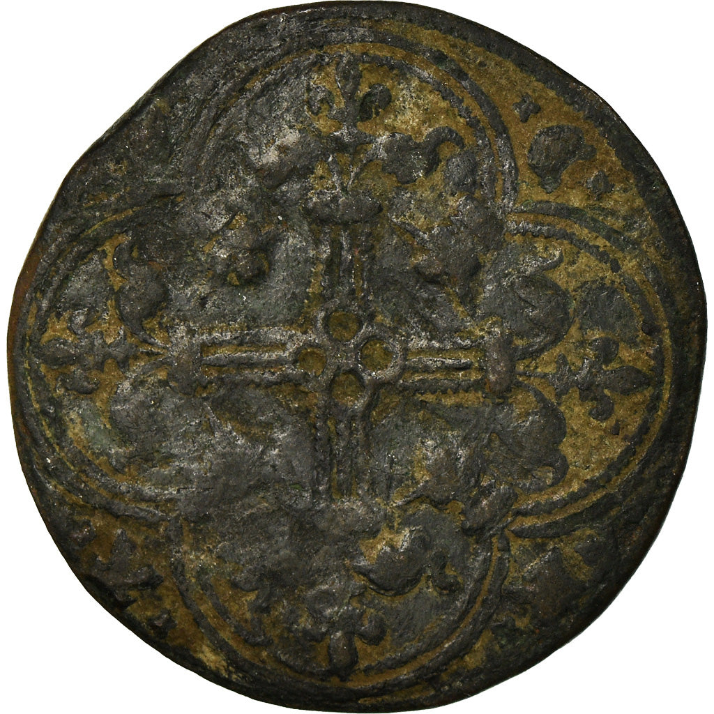 France, Token, Jeton de Compte à la Couronne, History, VF(30-35), Copper