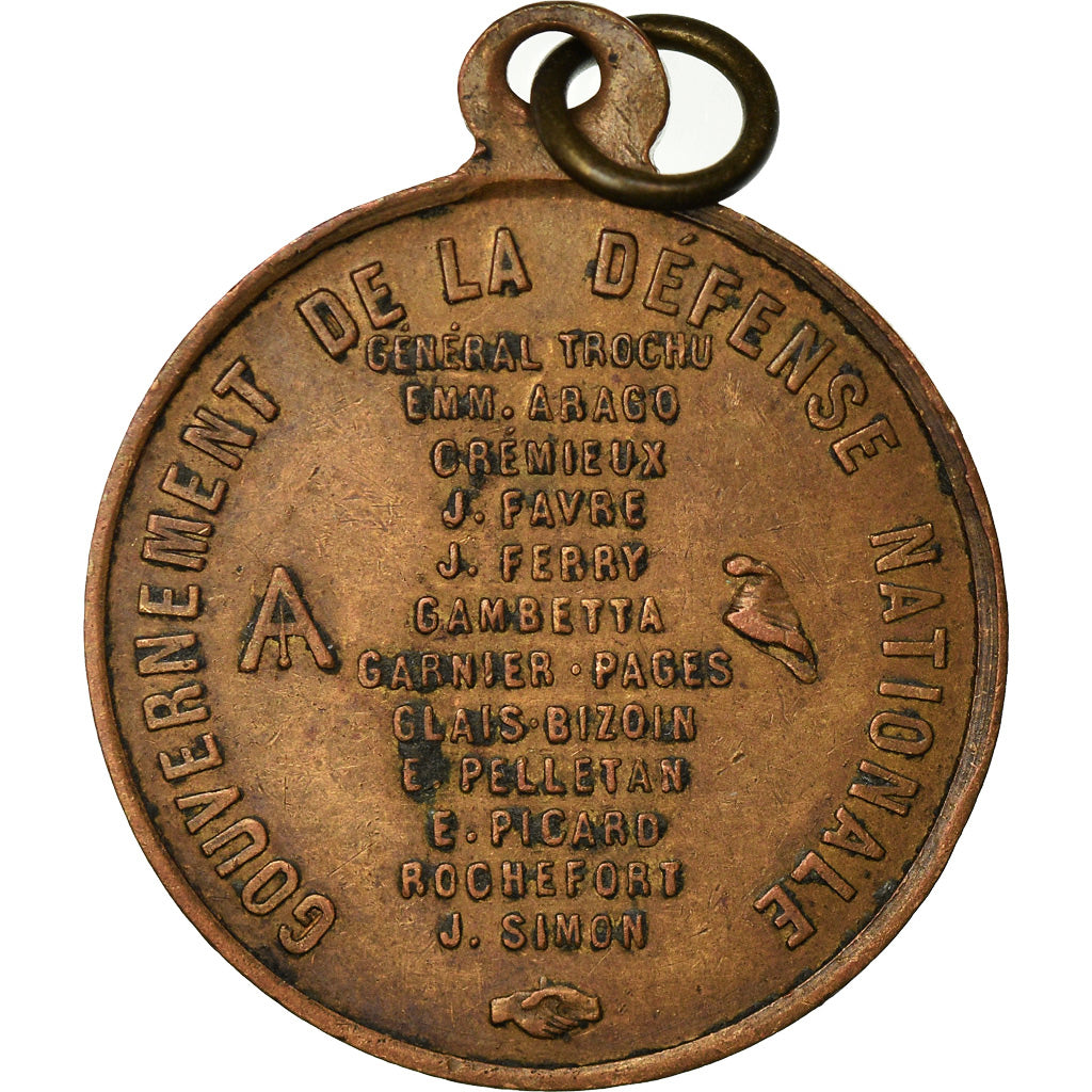 Francja, Medal, Gouvernement de la Défense Nationale, Polityka