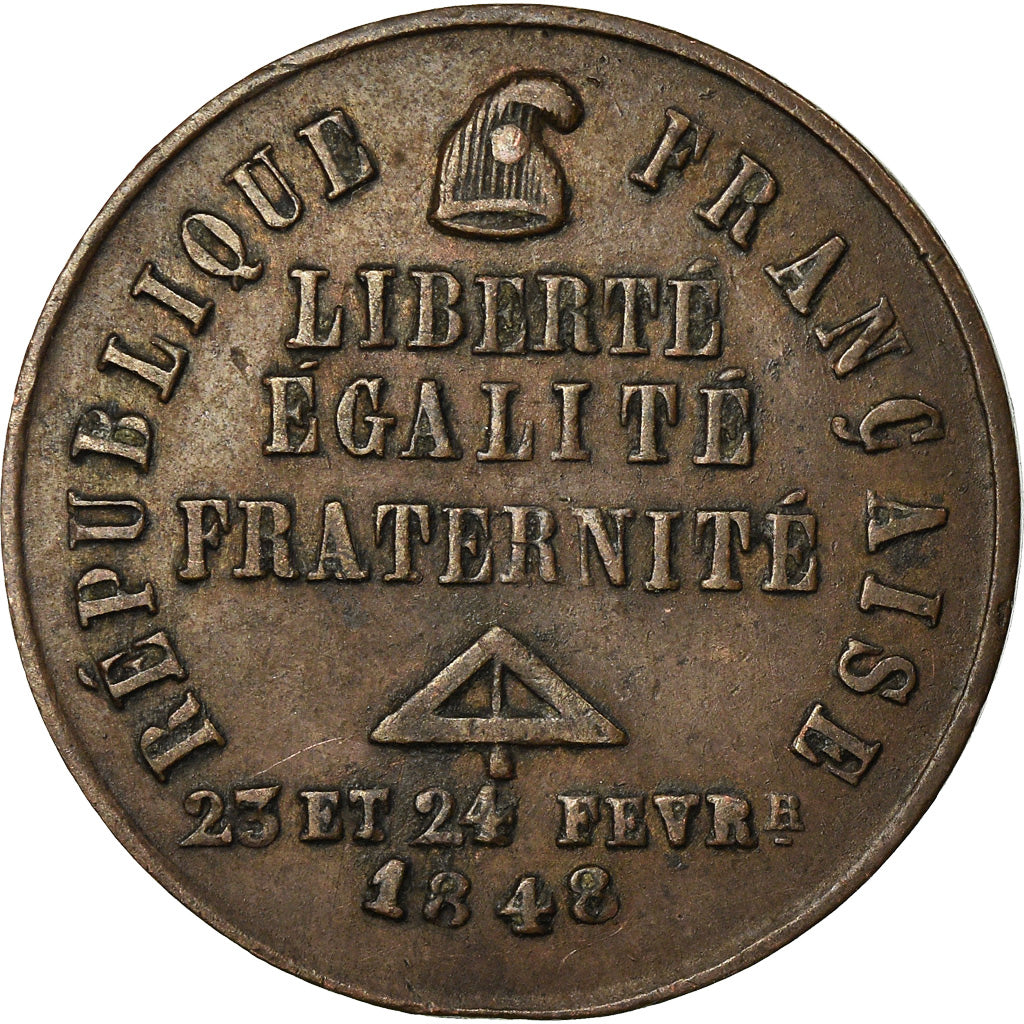Frankreich, Medaille, République Française, Journées des 23 et 24 Février