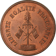 Francia, medalla, French Second Republic, L'Arbre de la Liberté Planté le 10