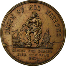 United Kingdom , Token, Exposition Universelle de Londres, 1851, AU(55-58)