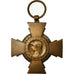 Francia, Croix du Combattant, medalla, 1939-1945, Muy buen estado, Bronce, 36