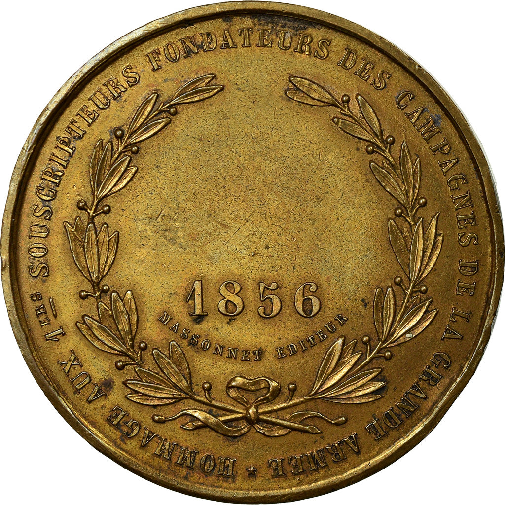 France, Medal, Napoléon III, 1er Souscripteurs, Campagnes de la Grande Armée