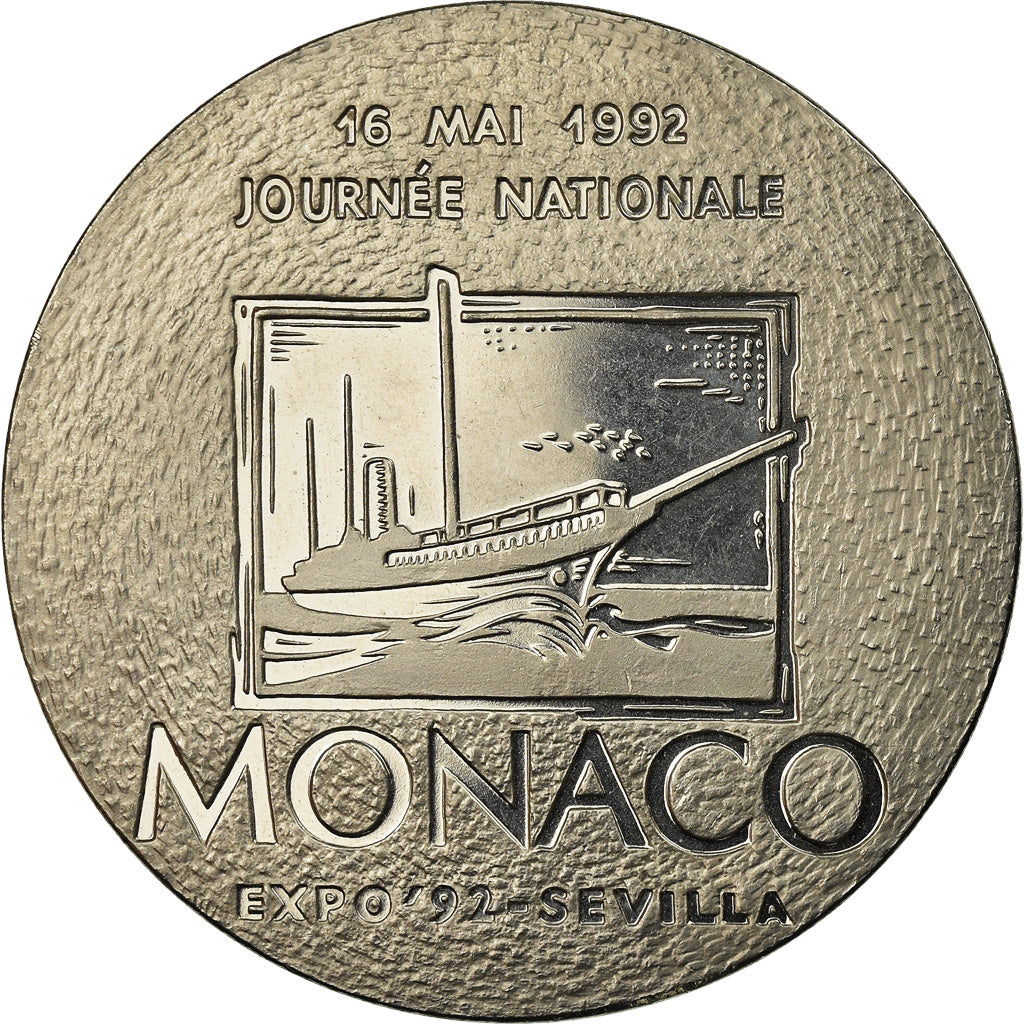 Mónaco, medalla, Journée Nationale, Expo 92, Sevilla, 1992, SC, Bronce