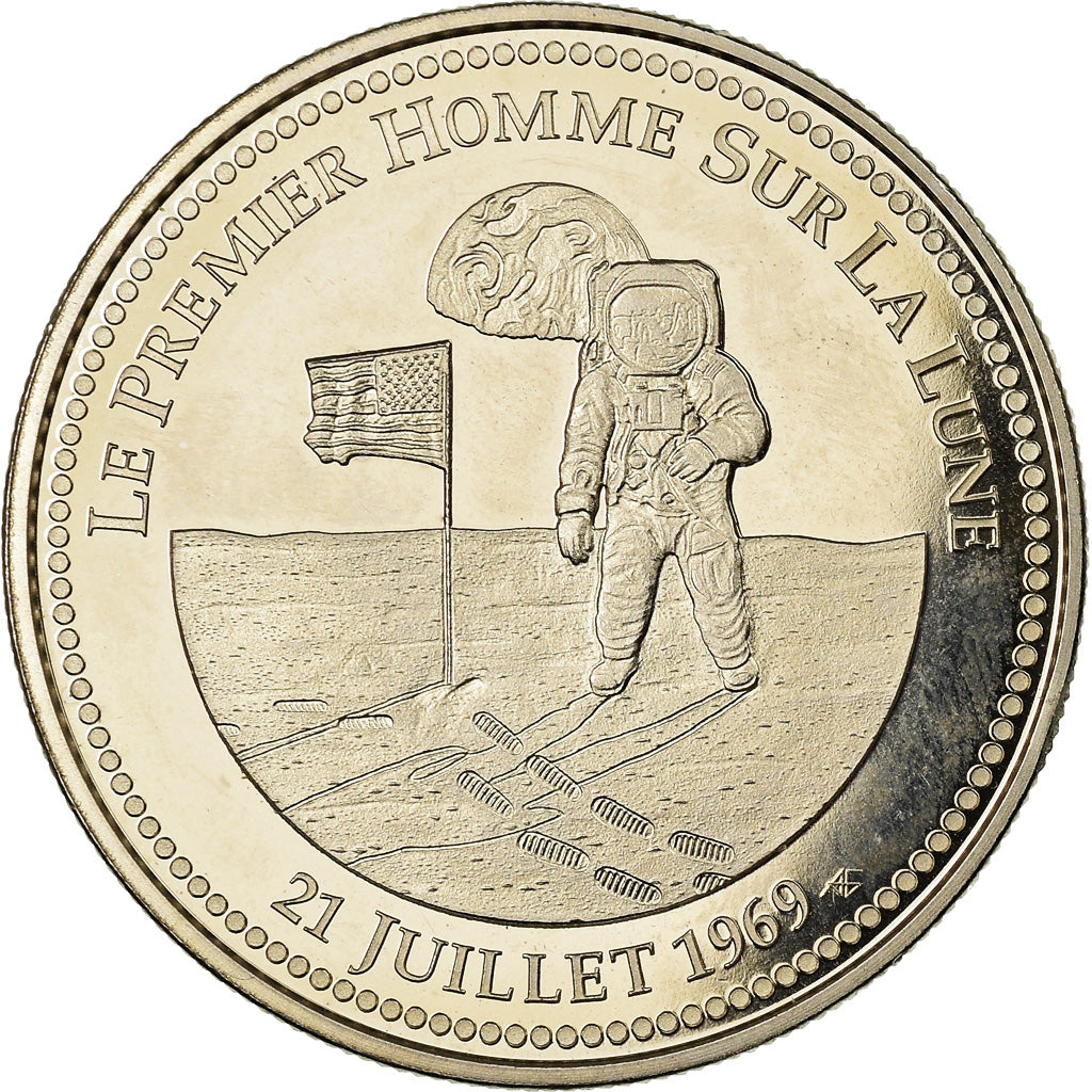 France, Médaille, Apollo 11, Le Premier Homme sur la Lune, SPL, Copper-nickel