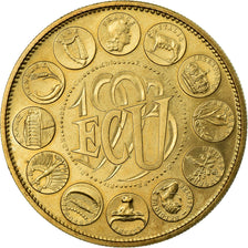 France, Médaille, Ecu Europa, Marianne, Politics, Society, War, 1993, Rodier