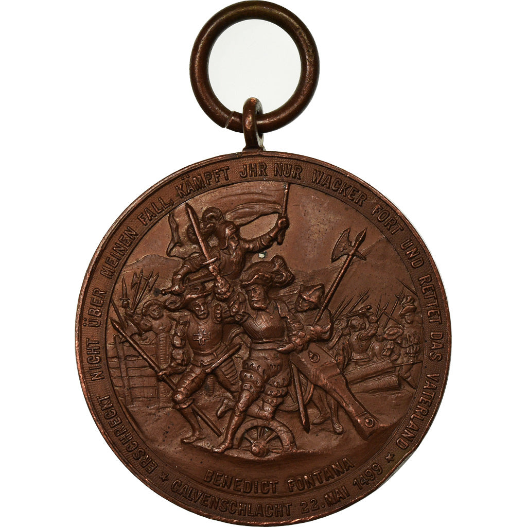 Switzerland, Medal, Schlacht bei Dornach, Benedict Fontana, AU(50-53), Bronze