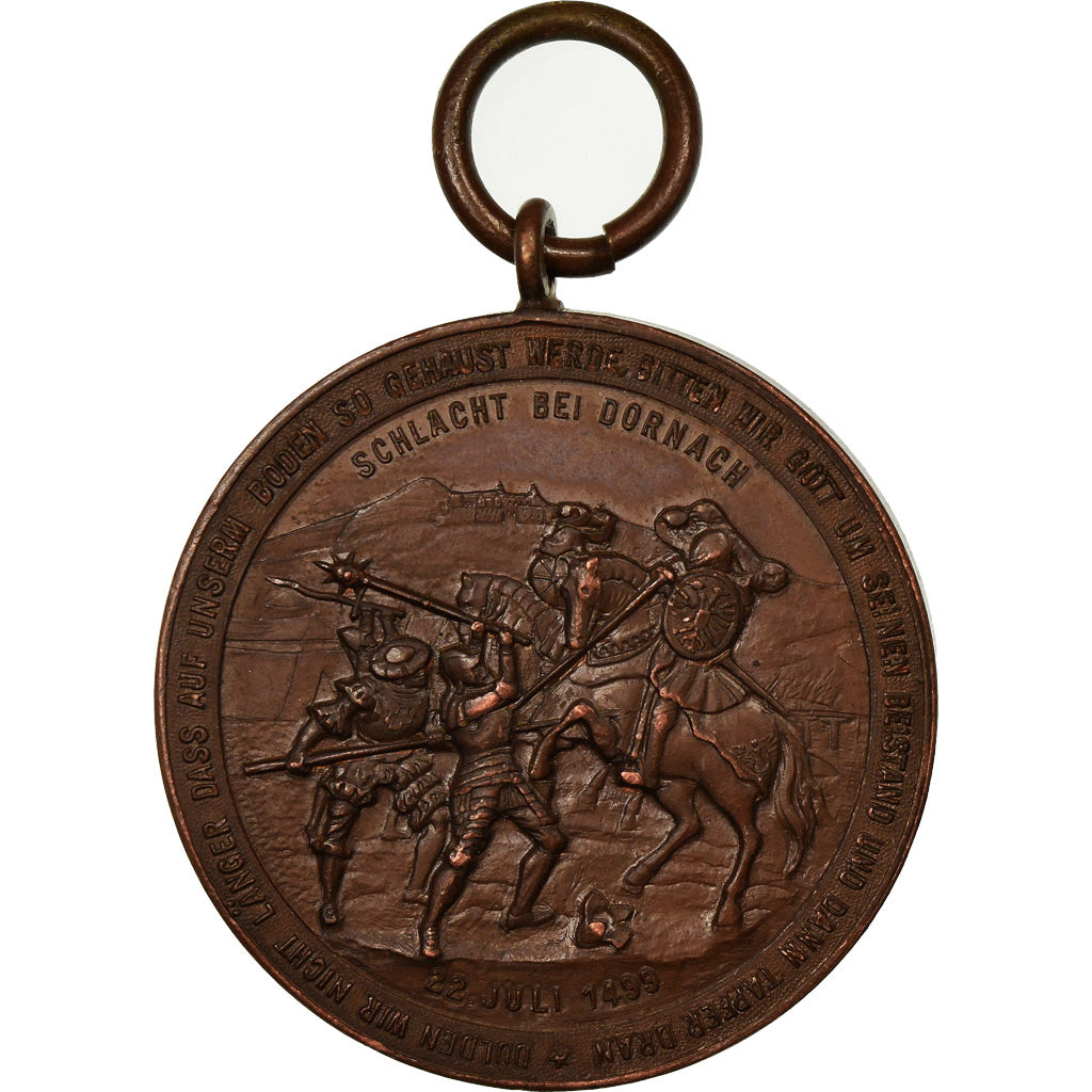 Switzerland, Medal, Schlacht bei Dornach, Benedict Fontana, AU(50-53), Bronze