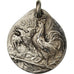 França, Medal, Général Joffre, La Marne, 1914, Rasumny, AU(55-58), Prata
