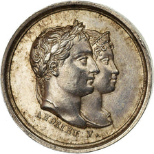 France, Medal, Mariage de Napoléon et Marie-Louise, Quinaire, 1810, Andrieu
