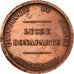 France, Medal, Université de France, Lycée Bonaparte, 1854, AU(50-53), Copper