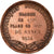 France, Medal, Université de France, Lycée Bonaparte, 1854, AU(50-53), Copper