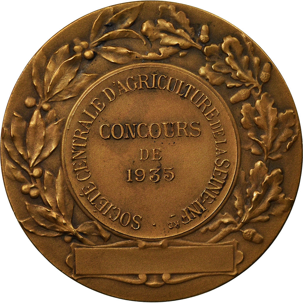Frankrijk, Medaille, Société d'Agriculture de Seine Inférieure, 1935