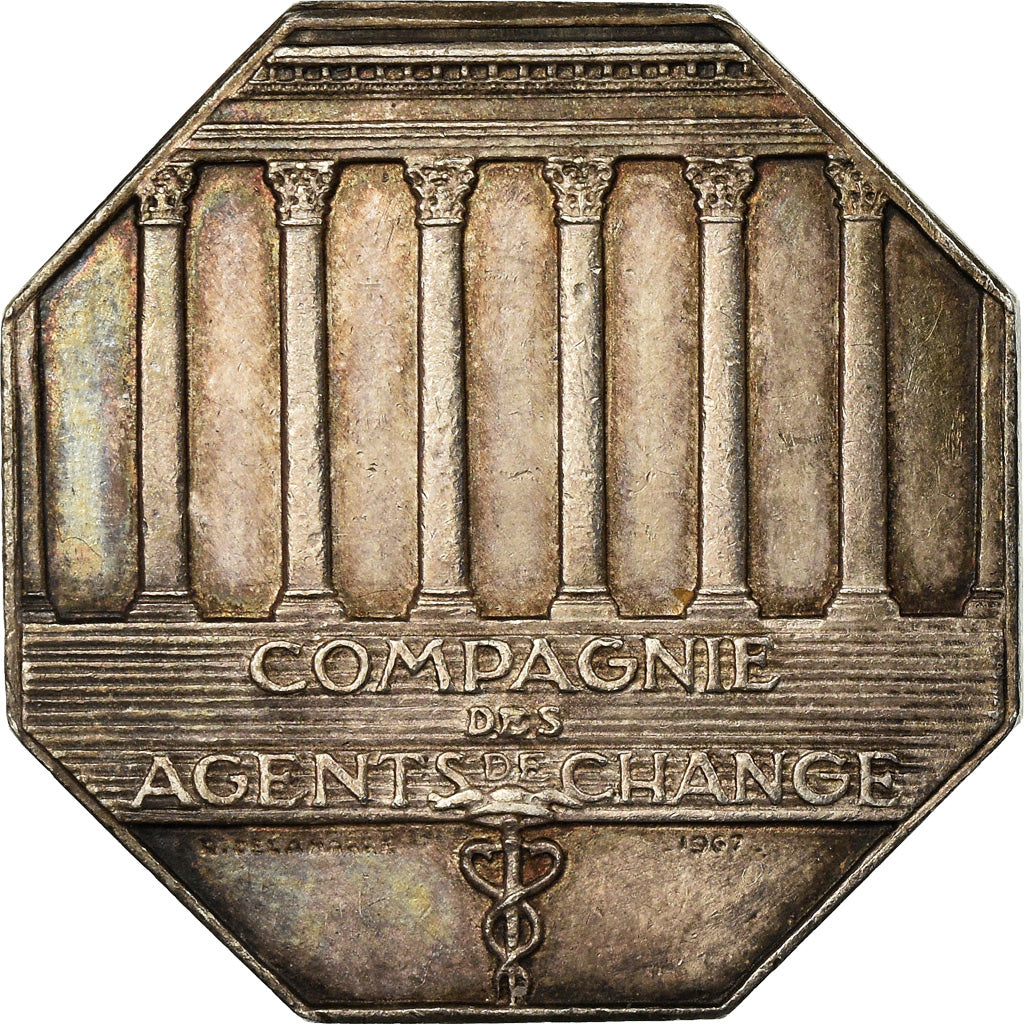 France, Jeton, Compagnie des Agents de Change près de la Bourse de paris, 1967