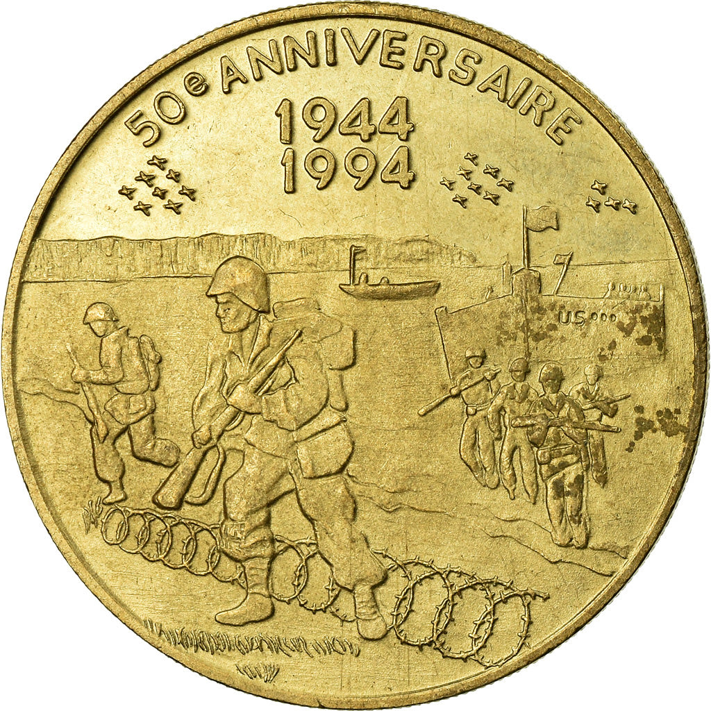 France, Token, 50ème Anniversaire du Débarquement, Jour J, Politics, Society