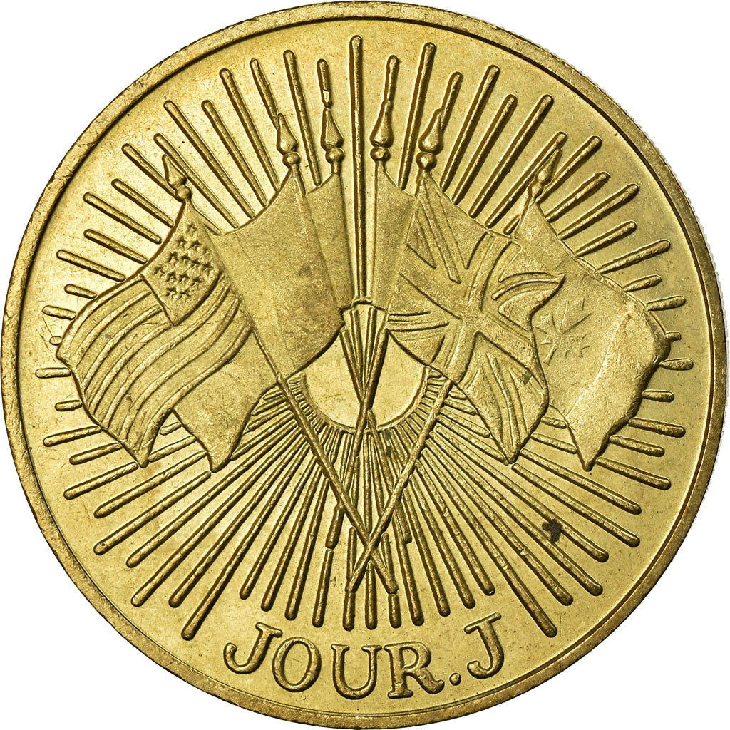 France, Token, 50ème Anniversaire du Débarquement, Jour J, Politics, Society