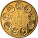 Francia, medalla, Ecu Europa, Europe Assise, Politics, Society, War, 1980