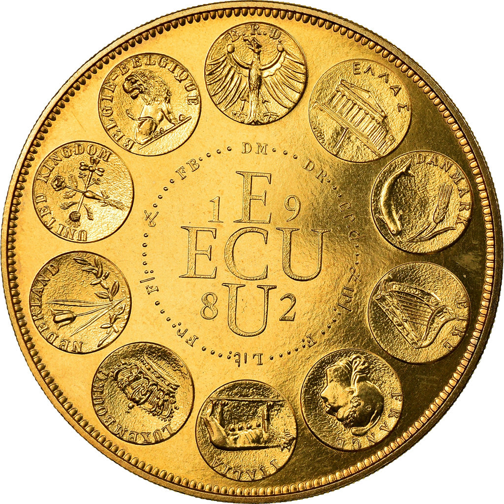 Francja, Medal, Ecu Europa, Europe Assise, Polityka, społeczeństwo, wojna
