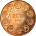 France, Médaille, Ecu Europa, Europe Assise, Politics, Society, War, 1984