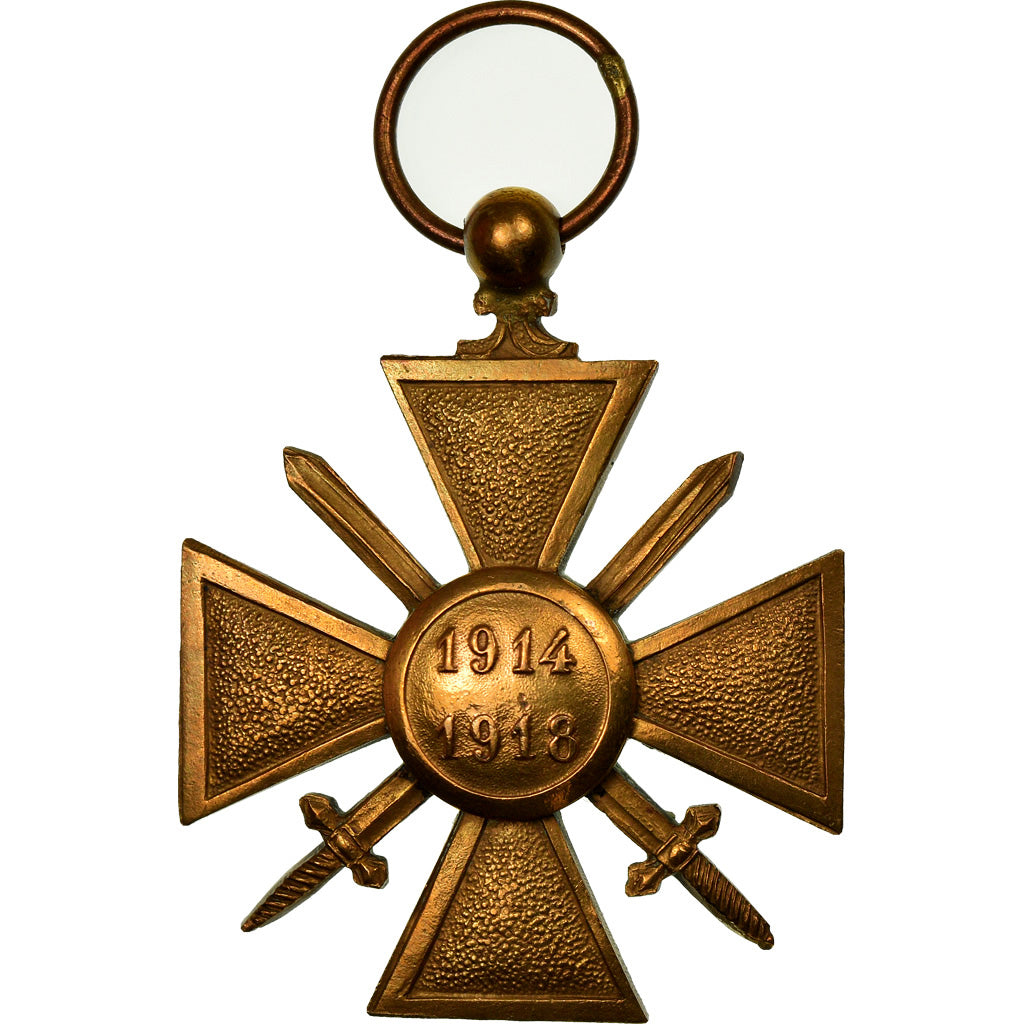 Francia, Croix de Guerre, medalla, 1914-1918, Excellent Quality, Bronce, 38