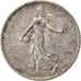 FRANCE, Semeuse, Franc, 1909, Paris, KM #844.1, VF(30-35), Silver, 23, Gadoury..