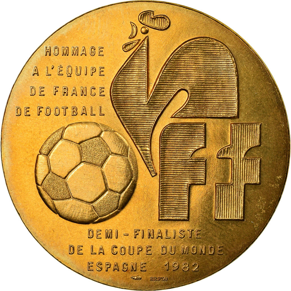 France, Médaille, Football, Coupe du Monde 1982 en Espagne, Rodier, SPL+, Gilt