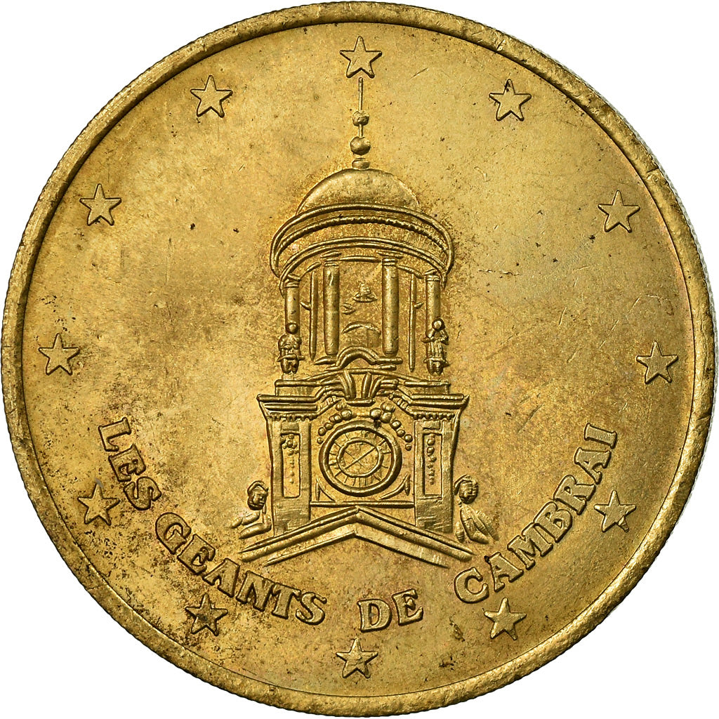 France, Token, 1 Euro de la Ville de Cambrai, 1997, MS(60-62)
