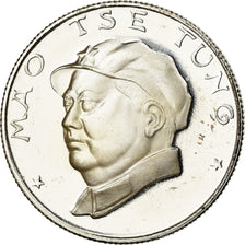 França, Medal, Communist leaders, Mao Tse Tung, AU(55-58), Prata