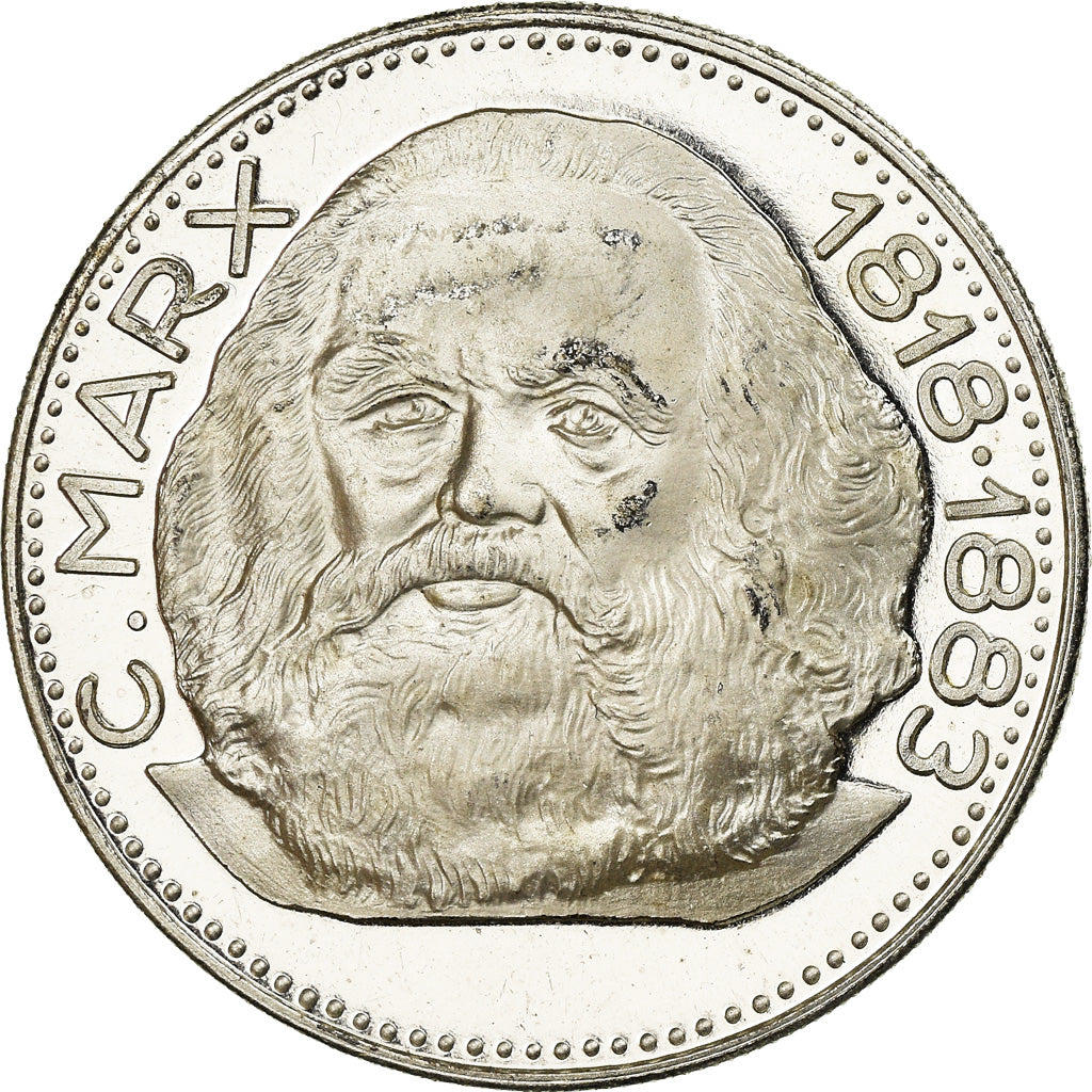 France, Medal, Communist leaders, Marx, AU(55-58), Silver