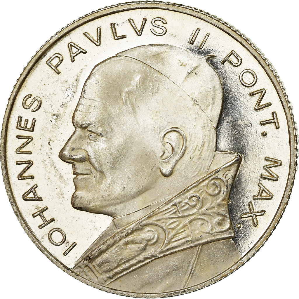 Vatican, Medal, Le Pape Jean-Paul II, AU(55-58), Silver