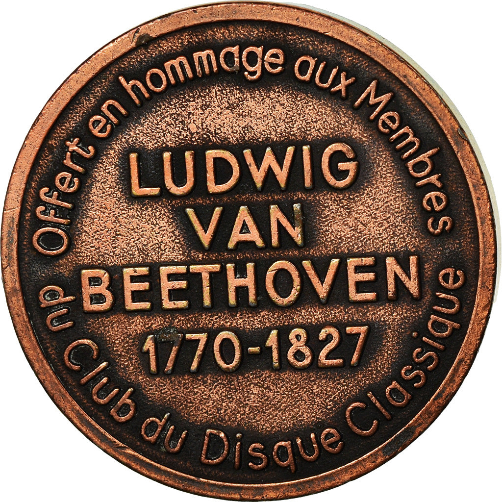 Francia, medalla, Musique, Club du Disque Classique, Beethoven, MBC+, Bronce