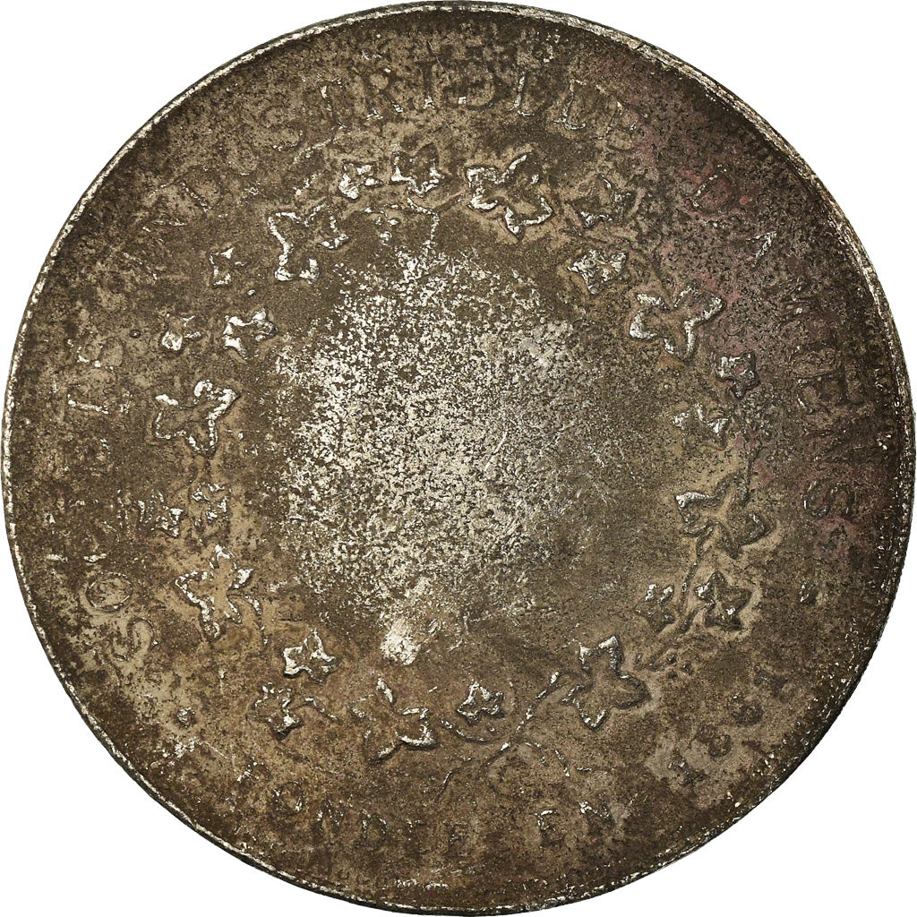 France, Medal, Société Industrielle d'Amiens, 1861, VF(20-25), Silver