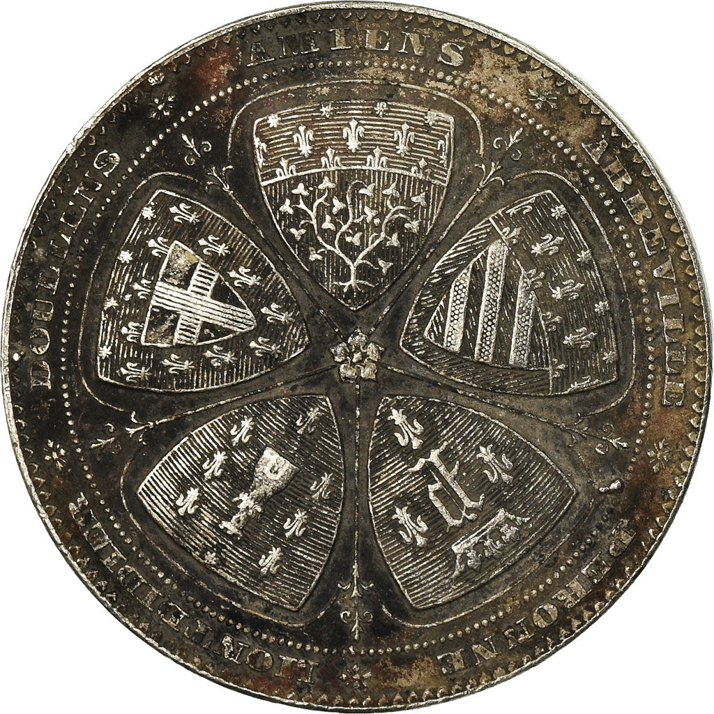 France, Medal, Société Industrielle d'Amiens, 1936, EF(40-45), Silver