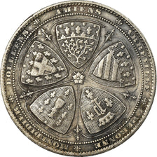 France, Medal, Société Industrielle d'Amiens, 1861, EF(40-45), Silver