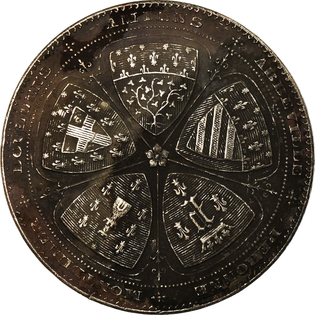 France, Médaille, Société Industrielle d'Amiens, 1861, TB+, Argent