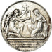 France, Medal, Noces , Mariage, Religions & beliefs, Petit, AU(50-53), Silver