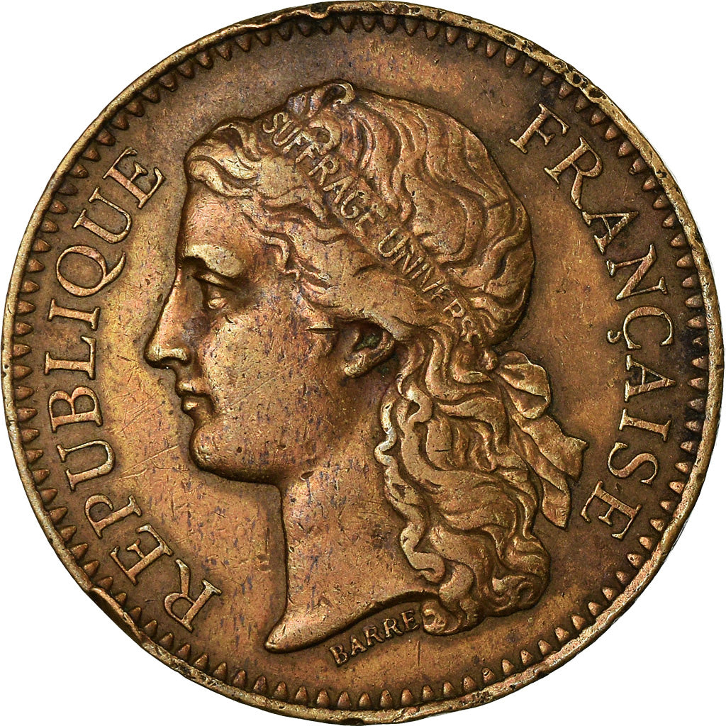 France, Medal, Exposition universelle de Paris, 1878, Barre, EF(40-45), Bronze