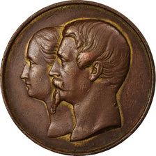 France, Médaille, Napoléon III, La Belle Jardinière, Marseille, Caqué, TTB