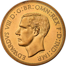 United Kingdom , Medal, Edward VIII, 1936, MS(63), Copper Gilt