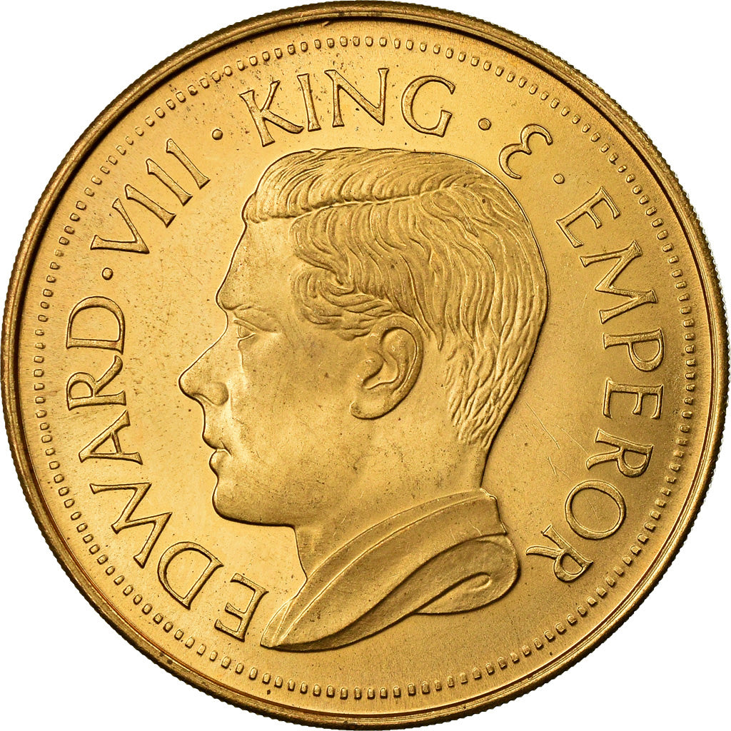 South Africa, Medal, Edward VIII, 1936, MS(63), Copper Gilt