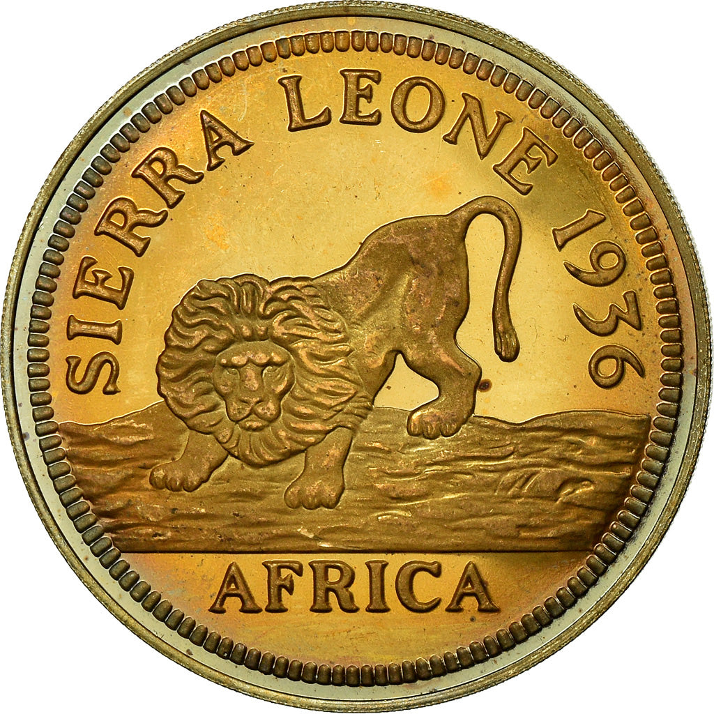Sierra Leone, Medal, Edward VIII, 1936, MS(63), Copper Gilt